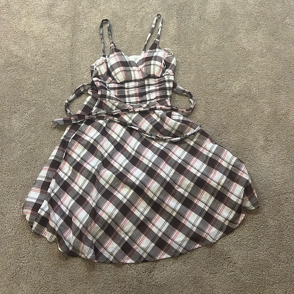 Signature by Sangria Plaid Dress